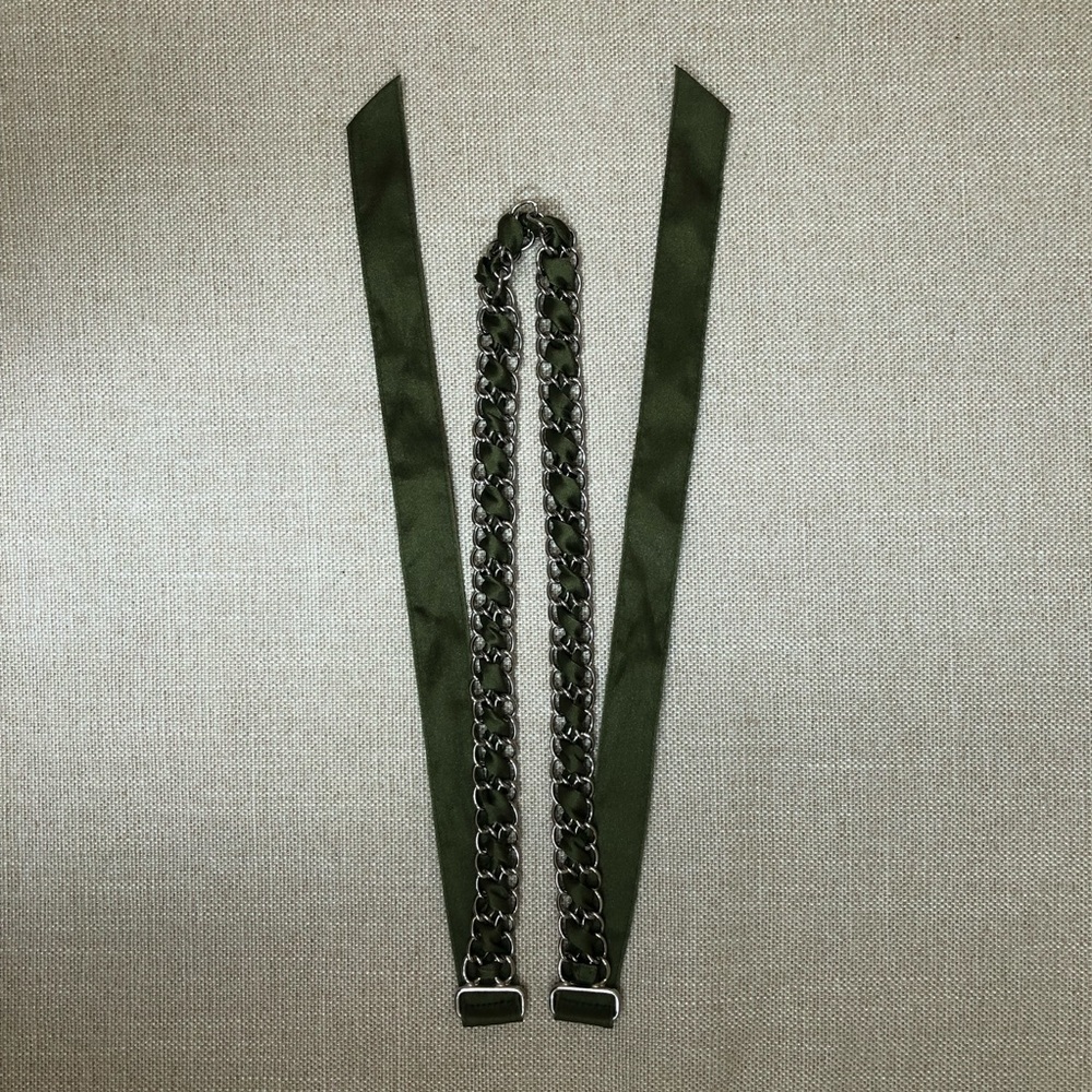 Y2K Express Ribbon Double Cain Link Belt - Picture 2 of 5